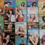 Approximately 80 Easy Rider 1970s and 1980s magazines. IMPORTANT: Online viewing and bidding only.