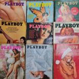 Approx. 35 vintage Playboy magazines from the 1970s 1980s and 1990s. IMPORTANT: Online viewing