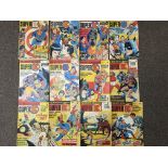 Fourteen Super DC comics No. 1-12 (2x No.1 - one including gifts, 2x No. 6). IMPORTANT: Online