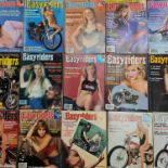 Approximately 80 Easy Rider 1970s and 1980s magazines. IMPORTANT: Online viewing and bidding only.