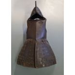 Reproduction Charles I c.1640 style Pikeman’s breastplate with tussets and helmet, made by Derek