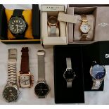 *A collection of various wrist watches, to include the names Rotary, Radley, Lyle & Scott, Benyar,