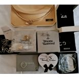 *A collection of fashion jewellery, to include two pairs of Vivienne Westwood earrings, a pair of