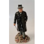 A Royal Doulton Winston Churchill limited edition 712/5000 HN 3433 1992 figurine, height 31cm.