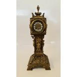 A H&F Paris ormolu large clock decorated with angels and cherubs. height 57cm. IMPORTANT: Online
