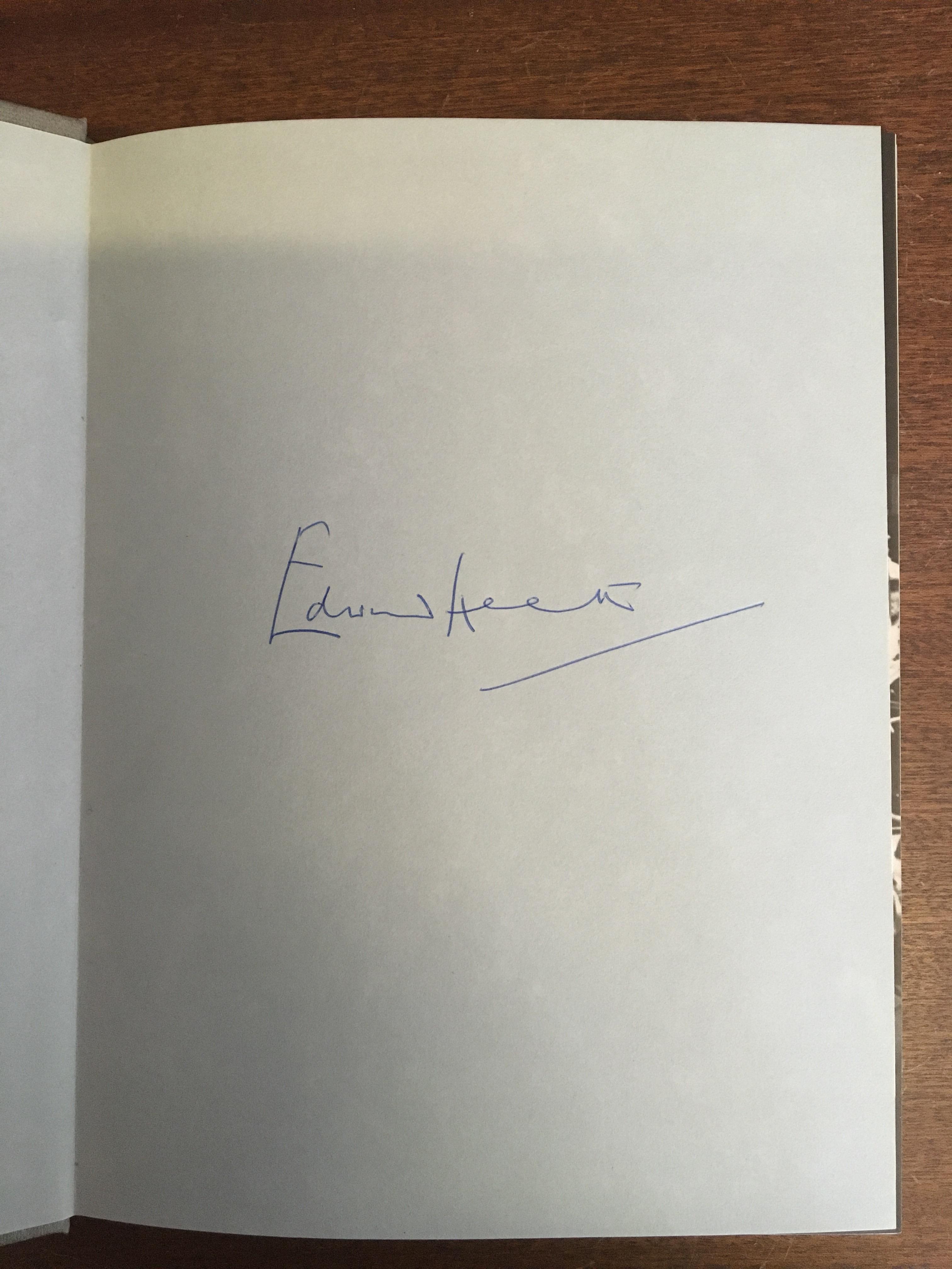 Signed editions of Edward Heath, ‘Music: A Joy for Life’, 1976, and ‘Travels: People and Places in - Image 2 of 3