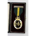 A Territorial Army Elizabeth II Efficiency medal awarded to 241518 Capt. K. D. Spickett 1952, in