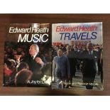 Signed editions of Edward Heath, ‘Music: A Joy for Life’, 1976, and ‘Travels: People and Places in