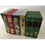 A selection Folio Society books to include Andrew Lang fairy books, green, red, blue and yellow,