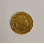 A George III 1817 gold full sovereign. IMPORTANT: Online viewing and bidding only. No in person