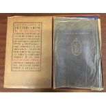 Two first edition Nonesuch Press books, ‘153 Letters from W.H. Hudson’, edited by Edward Garnett,
