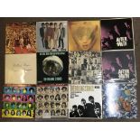 Twelve Rolling Stones vinyl records, Only Rock ‘n’ Roll, Beggars Banquet, Big Hits (high tides and