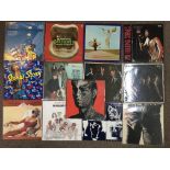 Fifteen Rolling Stones vinyl records, Emotional Rescue, Metamorphon, Made in the Shade, Tattoo