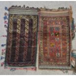 Two Afghan camel bags. IMPORTANT: Online viewing and bidding only. No in person collections, an