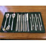 *Viners Studio sets of forks, spoons and knives, in boxes. IMPORTANT: Online viewing and bidding