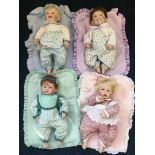 The Ashton-Drake Galleries In Gods Garden four porcelain headed doll Collection, Sweet Magnolia,