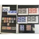 An interesting range of GB stamps from 1924, many uncounted, includes 1934 Seahorses; £1 Silver