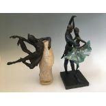 Two dancing figure groups, one Escensoa Passion, one Joseph Bofill Extasis. IMPORTANT: Online