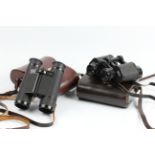 Two pairs of Carl Zeiss binoculars, Dialyt and Zenoptem, both in cases. IMPORTANT: Online viewing