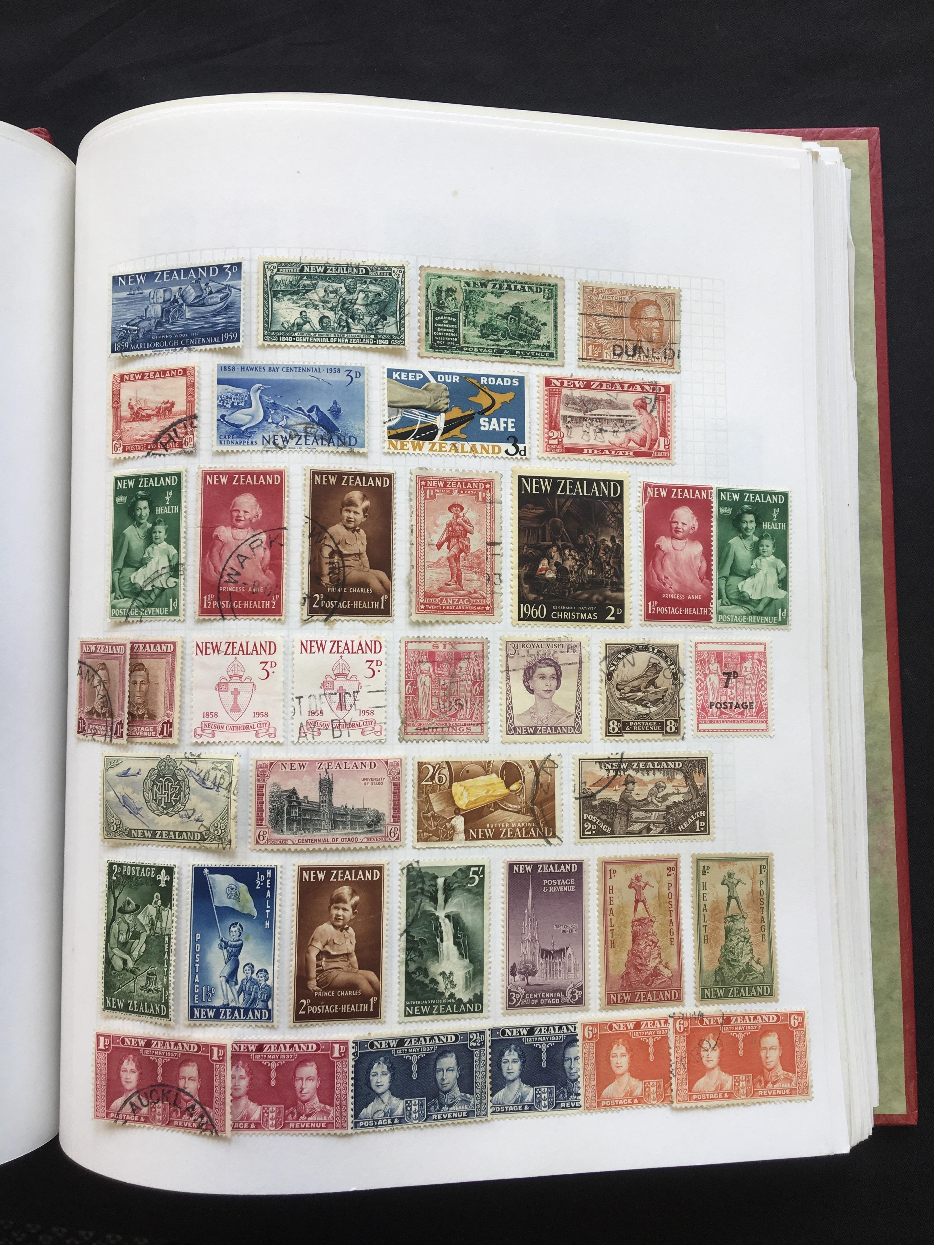 A six volume collection in loose leaf albums of used Commonwealth stamps, reigns represented. - Image 3 of 3