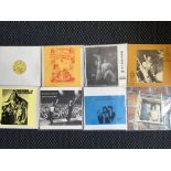 Eight Rolling Stones vinyl records, some white label, Old Gray Whistle Test, London Marquee Club,