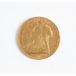 A Victoria 1899 full sovereign. IMPORTANT: Online viewing and bidding only. No in person