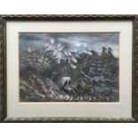 ALAN SORRELL. Framed, signed and titled ‘Agamemnon’s Homecoming’, Greek mythological scene with