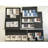 An all different accumulation of modern GB stamps including £5 booklets and presentation packs, face