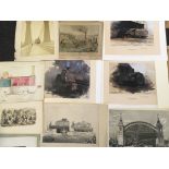 A selection of unframed prints, three David Shepherd, limited edition of 900, ‘Guildford Steam
