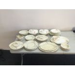 An approx. 29 piece Burleigh Ware dinner service together with an approx. 22 piece hand painted