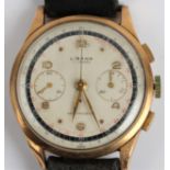 A gent's LIBANA wrist watch, the champagne dial having alternate hourly Arabic numerals and dot