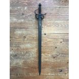 A hand forger Spanish Toledo short sword. IMPORTANT: Online viewing and bidding only. Collection