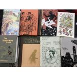 Approx. 30 Folio Society books including art, history, novels, etc, together with nine Barber