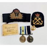 Falklands War Long Service and South Atlantic medals awarded to MEA1(P) CWF Broughton D085008J HMS