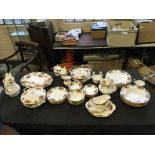 A fifty five piece Royal Albert Old Country Roses tea set. IMPORTANT: Online viewing and bidding