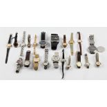 A collection of approx. 21 wrist watches, to include the names Sekonda, Ingersoll, Casio, Tissot,