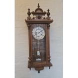 A Vienna styled wall clock. IMPORTANT: Online viewing and bidding only. Collection by