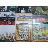 Approximately 32 LP records to include Isle of Wight Atlanta pop festival, The Doors, Johnny Winter,