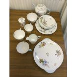 A fifteen piece Shelley Wild Flowers tea set. IMPORTANT: Online viewing and bidding only. Collection