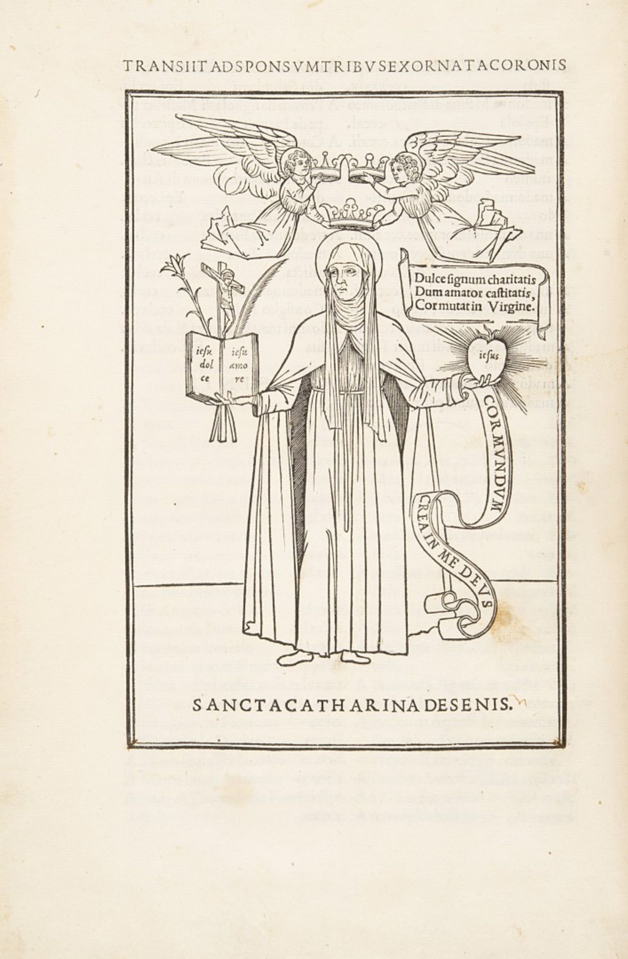 Caterina da Siena Epistole devotissime de sancta Catharina da Siena. - Image 2 of 2