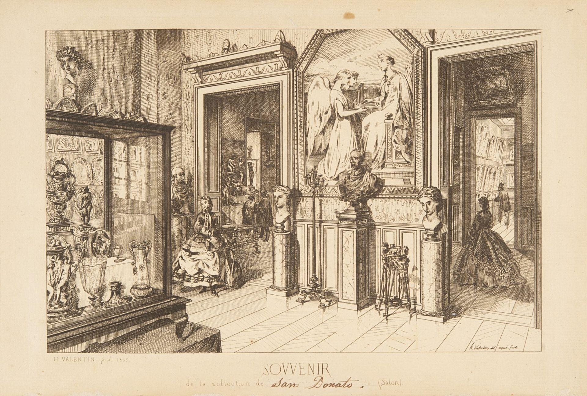 Collections de San Donato. Tableaux. Marbres. Dessins, Aquarelles et Miniatures. - Image 2 of 2