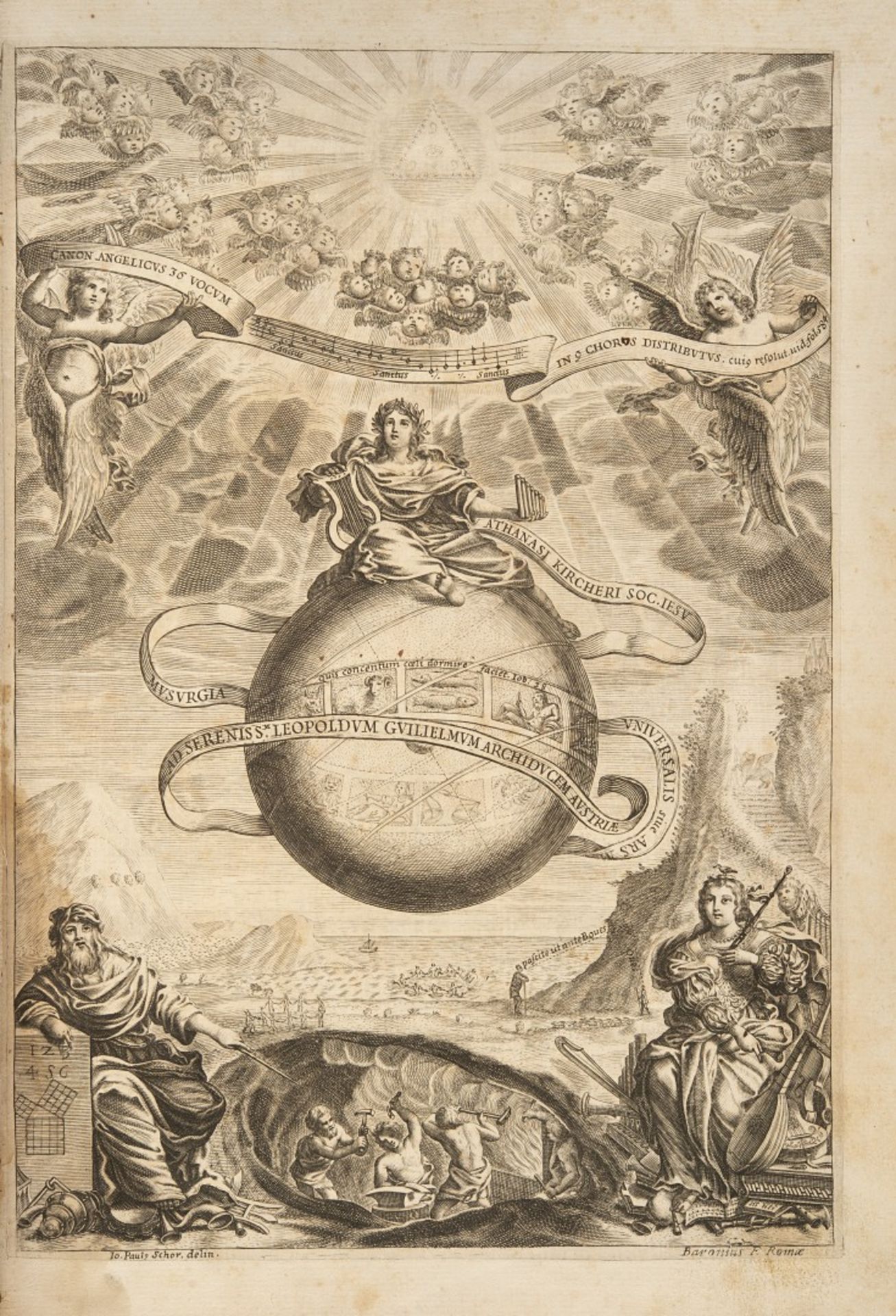 Kircher, Athanasius Musurgia universalis sive ars magna consoni et dissoni in X libros digesta.