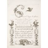 Giarrè, Gaetano Alfabeto di lettere iniziali adorno di animali e proseguito da vaga serie di caratte