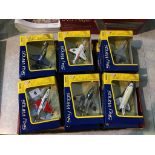 Twelve Motormax sky wings Die Cast models of aircraft, boxed