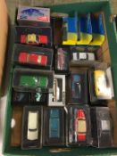 One box of twenty two Die Cast vehicles including Traxx etc., boxed