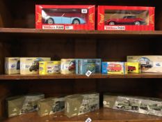 Nine Corgi Die Cast vehicles, boxed