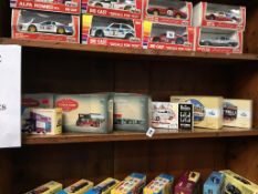 Three Corgi Vintage Glory Die Cast commercial vehicles and four other Corgi vehicles, boxed