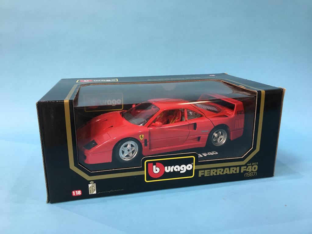 Five Burago 1:18 scale Die Cast cars - Image 4 of 6