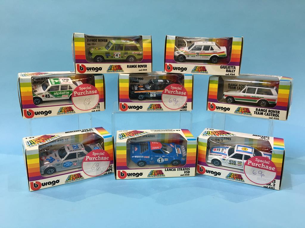 Fourteen Burago 1:43 scale Die Cast cars and three Burago 1:24 scale Die Cast cars, boxed - Image 2 of 5