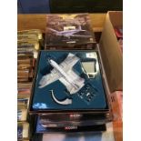 Eight Corgi 'The Aviation Archive Frontier' airliners Die Cast models, boxed